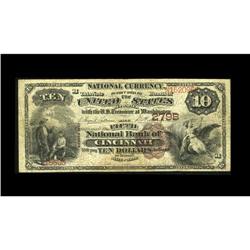 Cincinnati, OH - $10 1882 Brown Back Fr. 487 The Fifth Cincinnati, OH