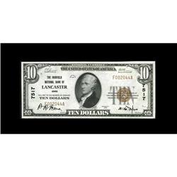 Lancaster, OH - $10 1929 Ty. 1 The Fairfield NB Ch. CU Lancaster, OH