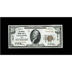Lancaster, OH - $10 1929 Ty. 1 The Fairfield NB Ch. CU Lancaster, OH