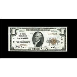 Lancaster, OH - $10 1929 Ty. 1 The Fairfield NB CH-Gem Lancaster, OH