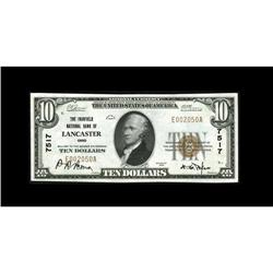 Lancaster, OH - $10 1929 Ty. 1 The Fairfield NB Ch. CU Lancaster, OH