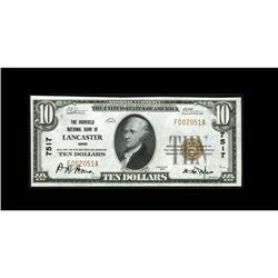 Lancaster, OH - $10 1929 Ty. 1 The Fairfield NB Ch.CU- Lancaster, OH