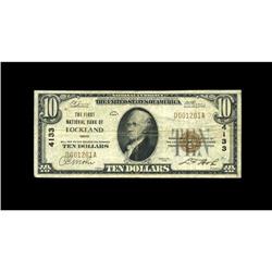 Lockland, OH - $10 1929 Ty. 1 The First NB Ch. # 4133A Lockland, OH