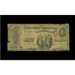 McArthur, OH - $1 Original Fr. 382 The Vinton County NB McArthur, OH
