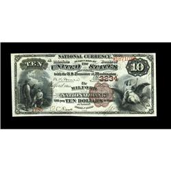 Milford, OH - $10 1882 Brown Back Fr. 480 The Milford N Milford, OH