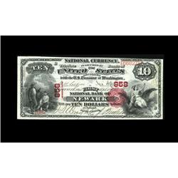 Newark, OH - $10 1875 Fr. 419 The First NB Ch. # 858A g Newark, OH