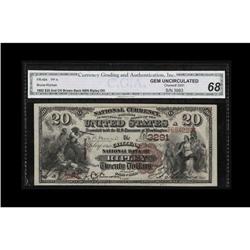 Ripley, OH - $20 1882 Brown Back The Citizens NB Ripley, OH