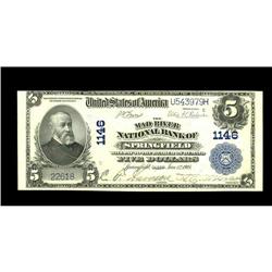 Springfield, OH - $5 1902 Plain Back Fr. 598 The Mad Ri Springfield, OH