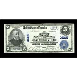 Wellston, OH - $5 1902 Plain Back Fr. 600 The First NB Wellston, OH