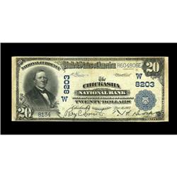 Chickasha, OK - $20 1902 Plain Back Fr. 652 The Chickas Chickasha, OK