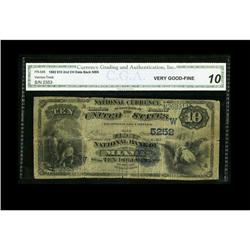 Miami, OK - $10 1882 Date Back Fr. 546 The First NB Miami, OK