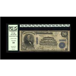 Muskogee, OK - $20 1902 Plain Back Fr. 661 The Commerci Muskogee, OK