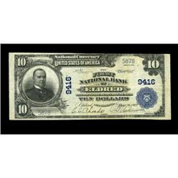Eldred, PA - $10 1902 Plain Back Fr. 626 The First NB Eldred, PA