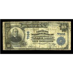 Freeport, PA - $10 1902 Plain Back Fr. 624 The Farmers Freeport, PA