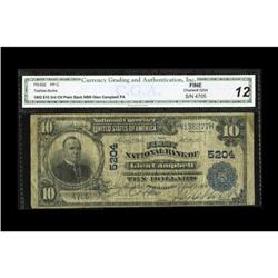 Glen Campbell, PA - $10 1902 Plain Back Fr. 632 The Fir Glen Campbell, PA