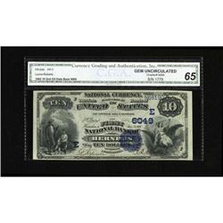 Herndon, PA - $10 1882 Date Back Fr. 545 The First NB Herndon, PA