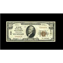 Maytown, PA - $10 1929 Ty. 1 The Maytown NB Ch. # 9461 Maytown, PA