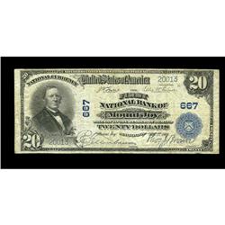 Mount Joy, PA - $20 1902 Plain Back The First NB Mount Joy, PA