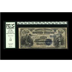 New Bloomfield, PA - $20 1882 Date Back Fr. 555 The Fir New Bloomfield, PA