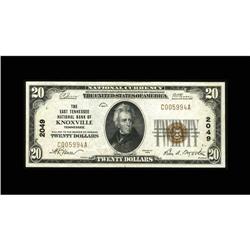 Knoxville, TN - $20 1929 Ty. 1 The East Tennessee NB Ch Knoxville, TN