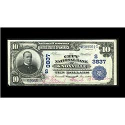 Knoxville, TN - $10 1902 Date Back Fr. 618 The City NB Knoxville, TN