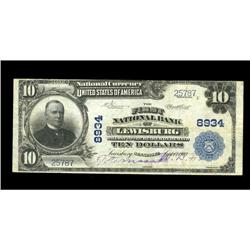 Lewisburg, TN - $10 1902 Plain Back Fr. 626 The First N Lewisburg, TN