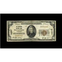 Rockwood, TN - $20 1929 Ty. 1 The Rockwood NB Ch. # 122 Rockwood, TN
