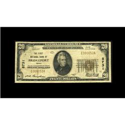 Bridgeport, TX - $20 1929 Ty. 1 The First NB Ch. # 8731 Bridgeport, TX