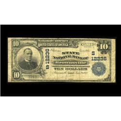 Brownsville, TX - $10 1902 Plain Back The State NB Brownsville, TX