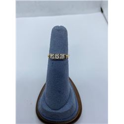 14K LADIES RING WITH DIAMONDS