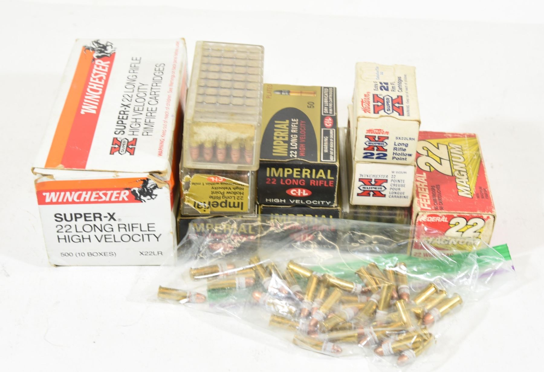 Box Lot 22 LR & 22 Magnum Ammunition