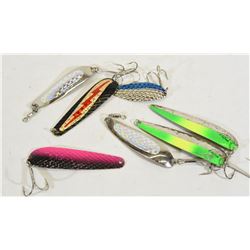 Seven Spoon Lures