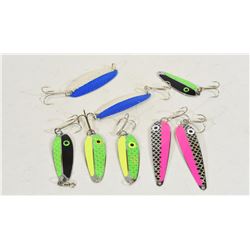 Eight Spoon Lures