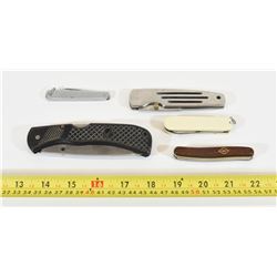 Lot of 5 Pocket Knives