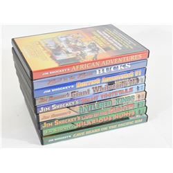 Box Lot of 9 Hunting DVD's