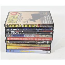 9 Assorted DVD's