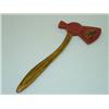 Image 1 : 17 1/2" FRATERNAL HATCHET-PAINTED RED A
