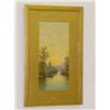 Image 1 : WATERCOLOR IMPRESSIONIST SUNSET SIGNED 