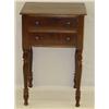 Image 1 : SHERATON MAHOGANY 2 DRAWER STAND ON TUR