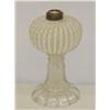 Image 1 : 7 1/2" VICTORIAN OIL LAMP W/ WHITE OPAL
