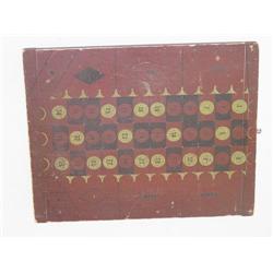 EARLY 20TH CENT. PAINTED 2 SIDED GAMEBO