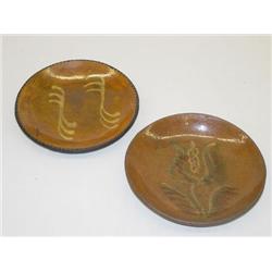 (2) PA REDWARE PLATES: (1) 7 1/2" W/ YE