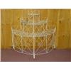 Image 1 : VICTORIAN PAINTED WIRE 3 TIER FERNERY O