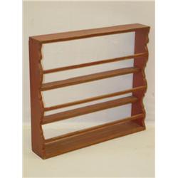 NEW ENGLAND 19TH CENT. PINE 3 TIER WALL