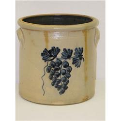 A.K. BALLARD 5 GAL. CROCK W/ LARGE CLUS