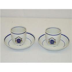 (2) 19TH CENT. ORIENTAL EXPORT CUPS & S