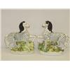 Image 1 : PR. 9" VICTORIAN STAFFORDSHIRE ZEBRAS W