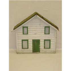 20TH CENT. FOLKY DOUBLE SIDED HOUSE SHA