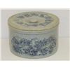 Image 1 : WHITES UTICA BLUE & WHITE STONEWARE BUT