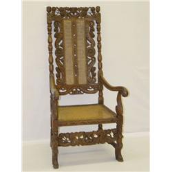 18TH CENT. ENGLISH BEECHWOOD FLEMISH CA